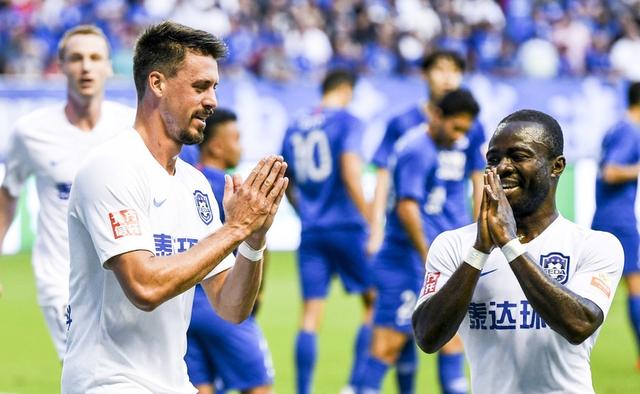 包含天津泰达取得关键客胜，告别联赛倒数的词条